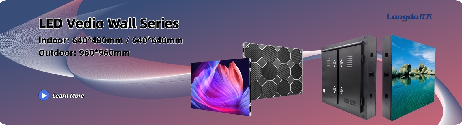 affichage à LED incurvé