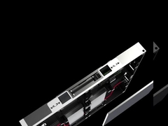 Armoire à LED en aluminium à coulée sous pression intérieure 480 × 480 × 44 mm