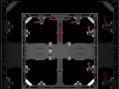 500×500×68 mm, à l'intérieur et à l'extérieur