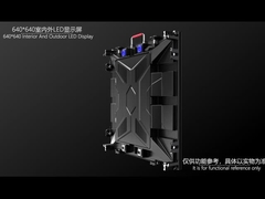 Chambres d'aluminium à l'intérieur et à l'extérieur 640*640*61,5 mm adaptées aux modules d'écran LED de 320*160 mm