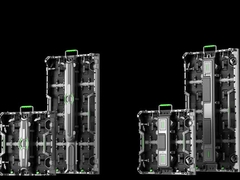 500 mm*1000 mm Armoire en aluminium Pour les modules de 250 mm*250 mm
