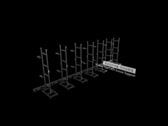 Installation d'un écran LED de location de la base et du support 3 27s