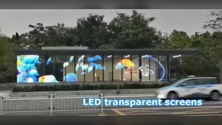 Écrans transparents de LED