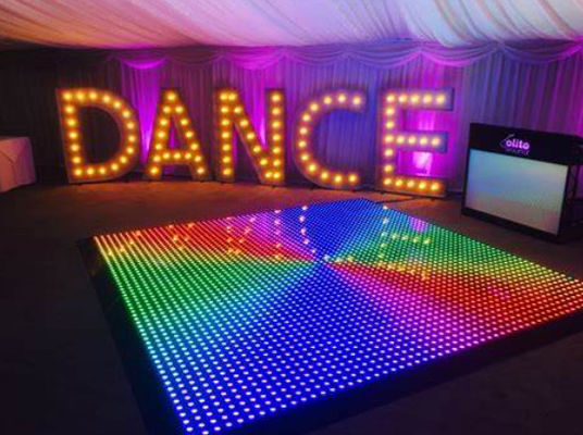 Contrôle à distance / DMX à écran LED interactif durable intérieur/extérieur