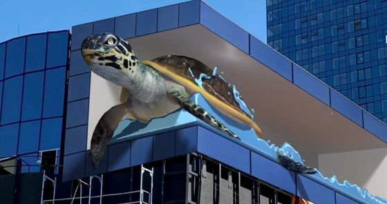 P5.71 RGB Support en aluminium Écran LED 3D professionnel extérieur à l'œil nu