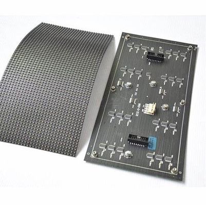 Module d'affichage LED flexible Longda P4, module LED souple, mur vidéo LED publicitaire, module