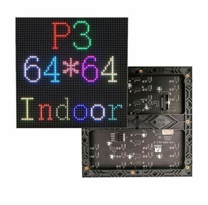 Aluminium polychrome d'intérieur de moulage mécanique sous pression de l'affichage à LED 192x192mm de la publicité P3