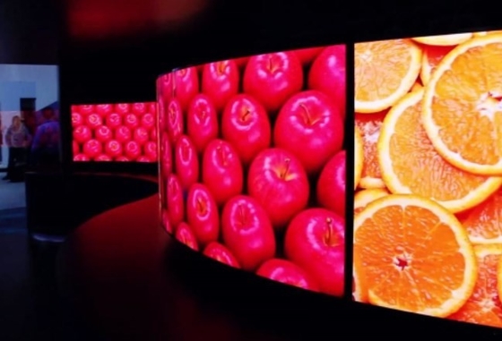 Écran plat extérieur d'intérieur de location de l'affichage à LED de Cabinet en aluminium P3.91 HD LED