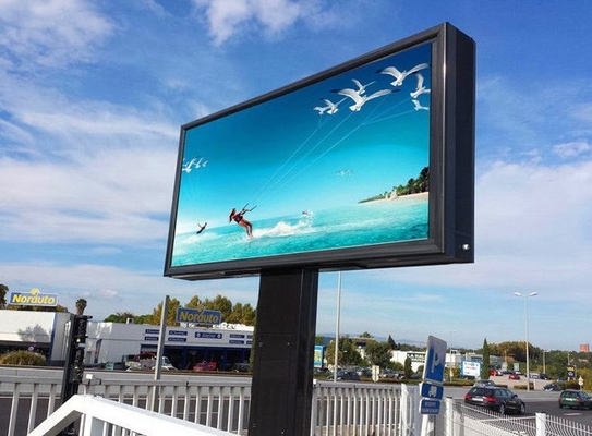 P6 affichage visuel mené extérieur polychrome de publicité commerciale d'écran de panneau de signe des murs LED