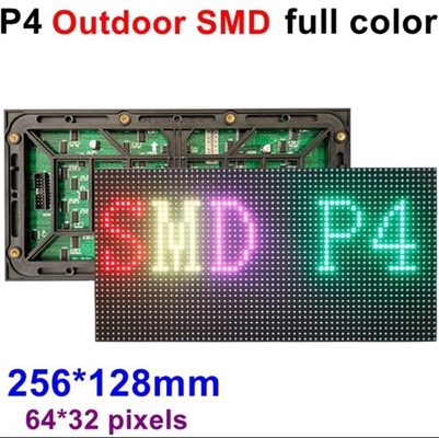 Module polychrome extérieur d'affichage à LED de P4 SMD module d'écran de 320X160mm/de 256X128mm LED