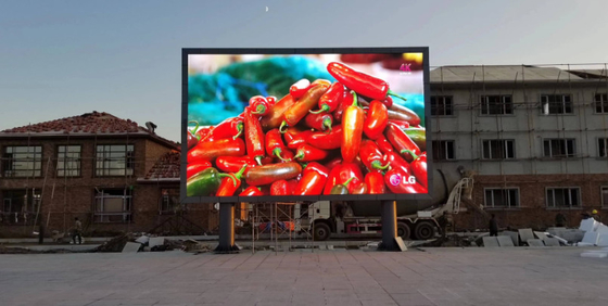 la vidéo extérieure de 300W P8 P10 LED mure le fer polychrome d'affichage imperméabilisent le ² de 7000cd/M