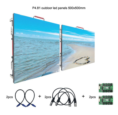 La vidéo extérieure de P4.81mm LED mure l'écran mené mince de location de l'éclat 4.81mm de pixels
