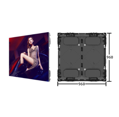 Écran polychrome visuel extérieur imperméable des murs IP65 P2.5 P3 P4 P5 P6 P8 P10 de LED