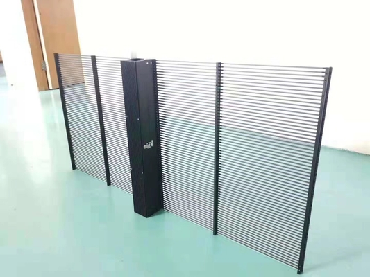 Angle de visualisation large d'intérieur/extérieur d'écran LED de haut transparent