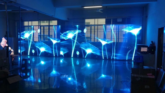Écran LED transparent haute résolution avec large gamme de couleurs