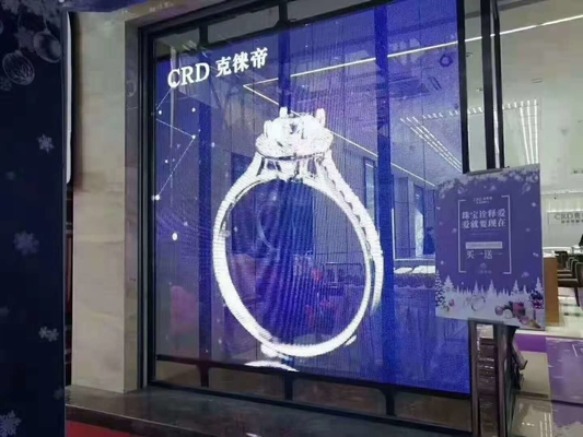 Mur/plafond/écran LED transparent monté au sol pour d'intérieur/extérieur