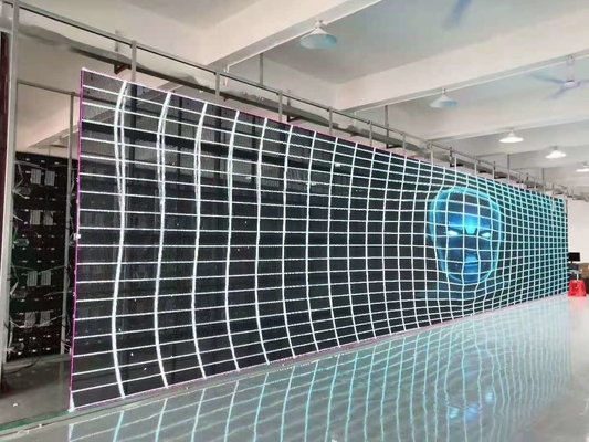 Mur/plafond/écran LED transparent monté au sol pour d'intérieur/extérieur