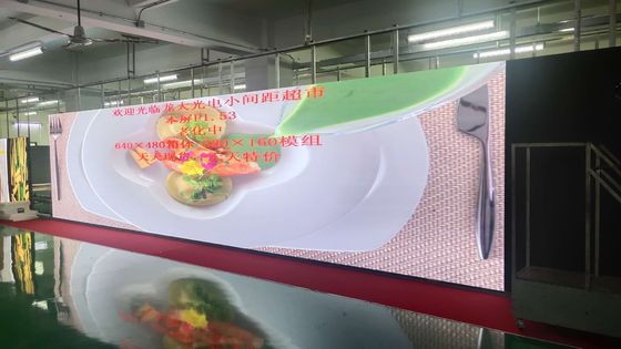 Écran LED 1.25mm à haute luminosité et petit pixel Max. 800W/m² pour affichage intérieur