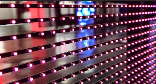 Écran LED en verre transparent à 75 % avec une longue durée de vie
