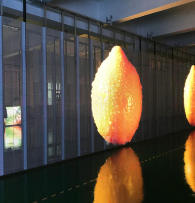 Visuels haute définition à écran LED transparent brillant