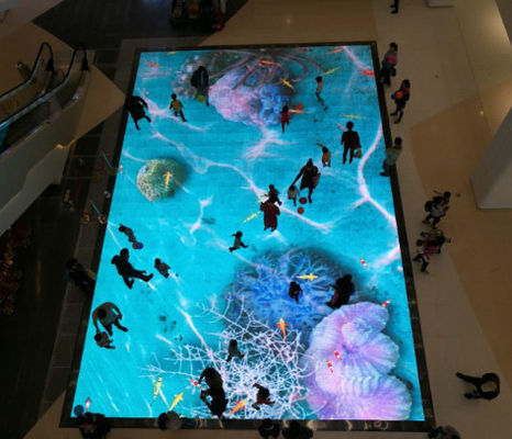 Contrôle à distance / DMX à écran LED interactif durable intérieur/extérieur