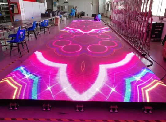 Écran de carreaux de sol LED intérieur/extérieur léger et durable Éclairage de changement de couleur RGB