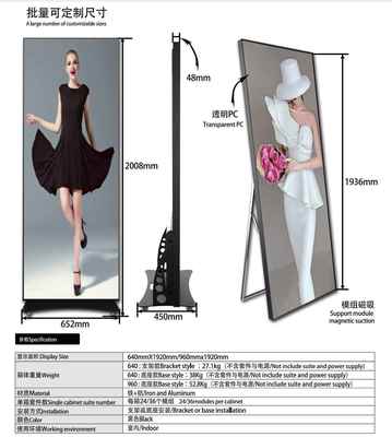 Écran d'affichage LED HD P2.5 Doubles côtés pliables