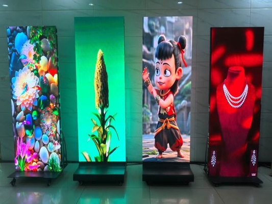 Écran HD intérieur P2.5 pliable à support affichage LED pour le centre commercial