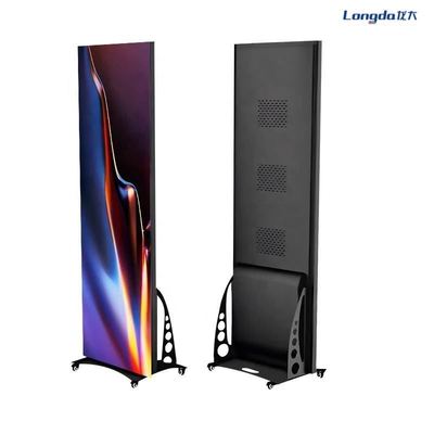 Affiche publicitaire vidéo LED HD d'intérieur P1.538, lecteur vidéo, haute qualité, moins cher