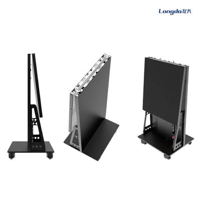 HD Ultra-mince P1.86 Affiche LED pliable Écran publicitaire Lecteur vidéo Affiche allumée