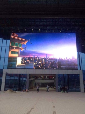 Panneau de mur de location visuel extérieur d'affichage à LED 3mm pour le centre commercial