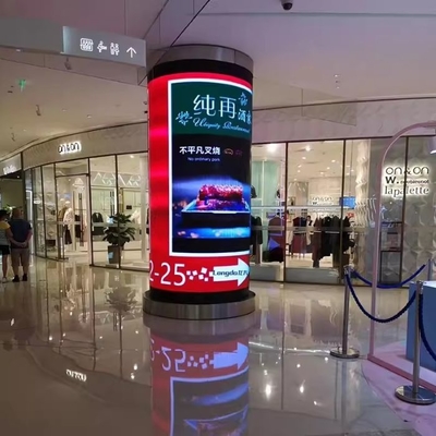 Armoire d'affichage LED souple P1.86 2800 ~ 3840 Hz Module flexible