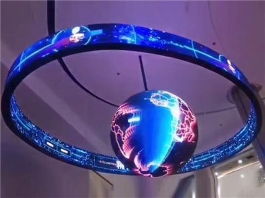 Armoire d'affichage LED souple P1.86 2800 ~ 3840 Hz Module flexible