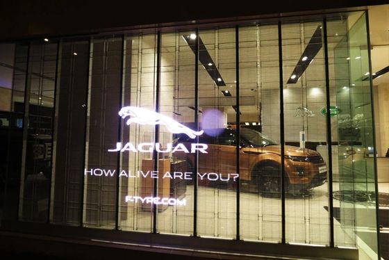 Écran LED à grille transparent de 3m*2,5m pour vitrine de magasin