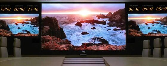 Ultra-mince épaisseur de 22,5 mm Led poids léger armoire haute résolution pour la salle de réunion