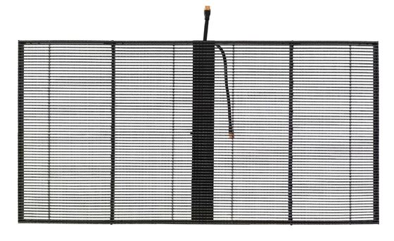 Écran LED en verre transparent à haute transparence avec grand angle de vision et faible consommation d'énergie pour une utilisation intérieure et extérieure