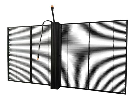 Écran LED en verre transparent à haute transparence avec grand angle de vision et faible consommation d'énergie pour une utilisation intérieure et extérieure