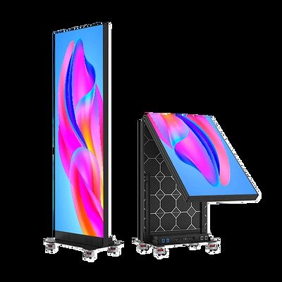 Affichage d'affiche LED P1.86 GOB pliable, épissable et mobile