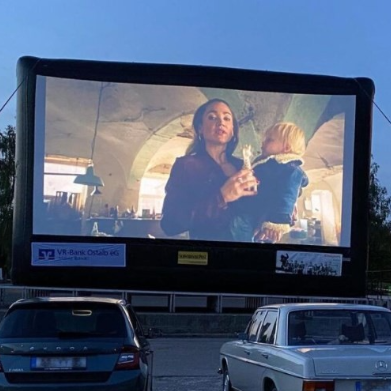 L'écran visuel mené extérieur de la publicité des murs IP65 de P4mm montrent 62500 points m2 ccc