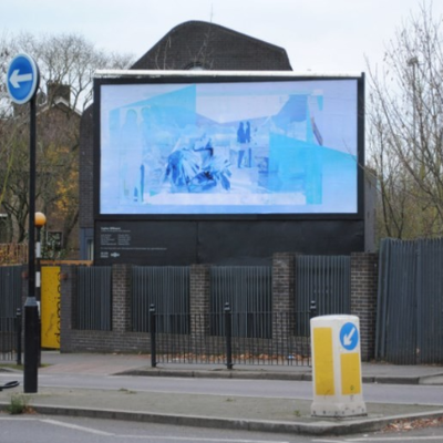 L'écran visuel mené extérieur de la publicité des murs IP65 de P4mm montrent 62500 points m2 ccc