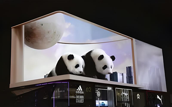 Parcs vidéo extérieurs à LED P10 Affichage 1R1G1B à pilier unique Type SMD3535