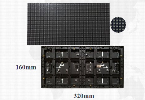 Écran LED couleur complète intérieur P2.5 HD320*160mm 1R1G1B taux de rafraîchissement élevé
