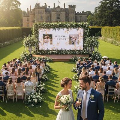 L'écran mené DJ de mariage imperméable de PH4.81mm a mené l'affichage 1R1G1B ISO9001