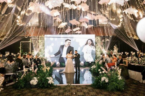 L'écran mené DJ de mariage imperméable de PH4.81mm a mené l'affichage 1R1G1B ISO9001