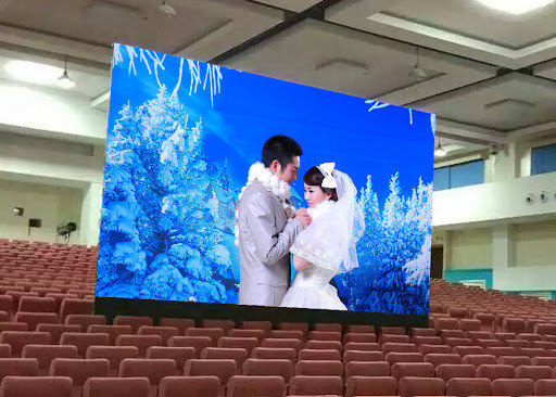 l'étape de 4500cd AC90V a mené la distance de visionnement du mariage 80m de contexte d'écran