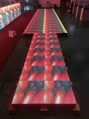 Location de piste de danse LED ODM pour fêtes et mariages, maintenance facile, 3840Hz pour scène