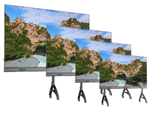 Cabinet mené incurvé par conférence ultra-mince du mur 108in 216in 22.5mm d'affichage