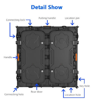 L'écran mené DJ de mariage imperméable de PH4.81mm a mené l'affichage 1R1G1B ISO9001