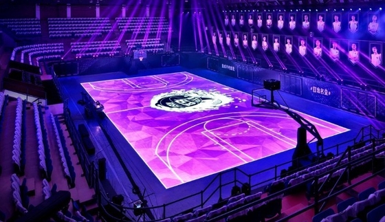 52×52 pointille la haute menée colorée de la location P4.81mm de 3840Hz Dance Floor régénère