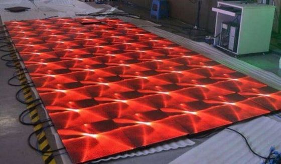 Éclairage de sol de danse à écran LED pour événements.